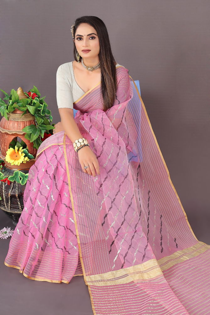 Sethnic Kribha Organza Designer Saree Catalog
